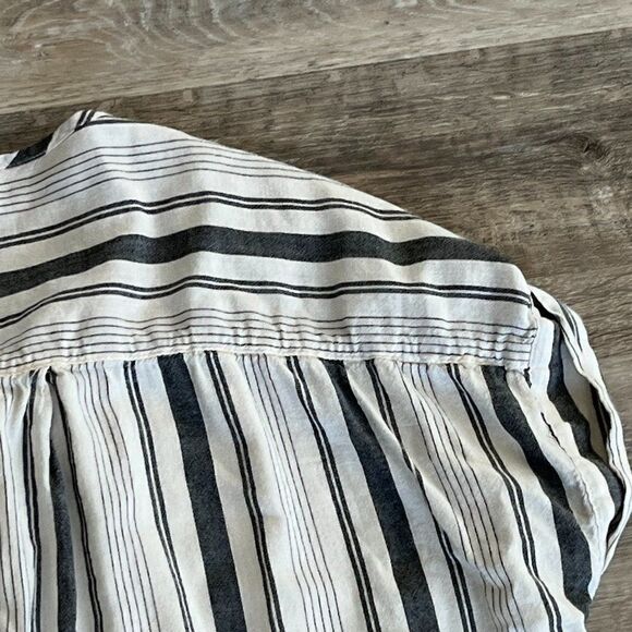 Lagenlook Old Navy Striped Envelope Lose Blouse - Picture 8 of 11